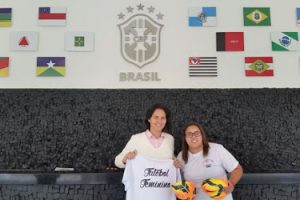 Valesca Araújo, gerente de desenvolvimento do futebol feminino da CBF. (Foto: CBF)