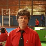 Leila Coelho coordenadora de arbitragem Taekwondo