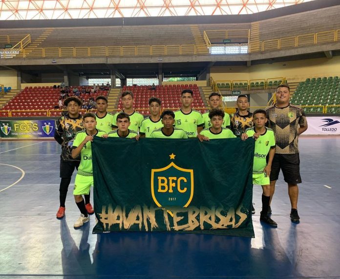 Brisas será o representante goiano na Taça Brasil de Futsal Sub-15; torneio começa em julho