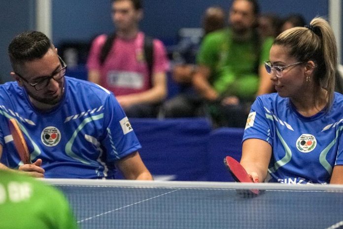 No Brasileiro de tênis de mesa, goianos garantem oito pódios nas duplas paralímpicas
