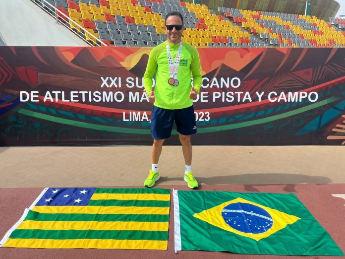 Dois atletas goianos brilham e levam medalhas no Sul-Americano de Atletismo Master