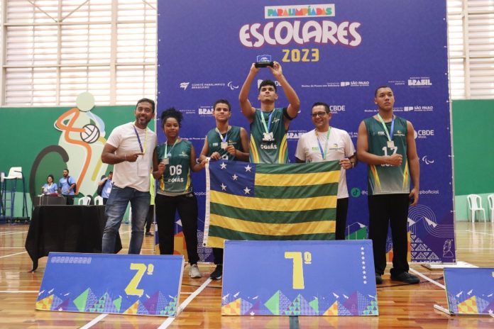 Com 131 integrantes, Goiás conquista 71 medalhas nas Paralimpíadas Escolares