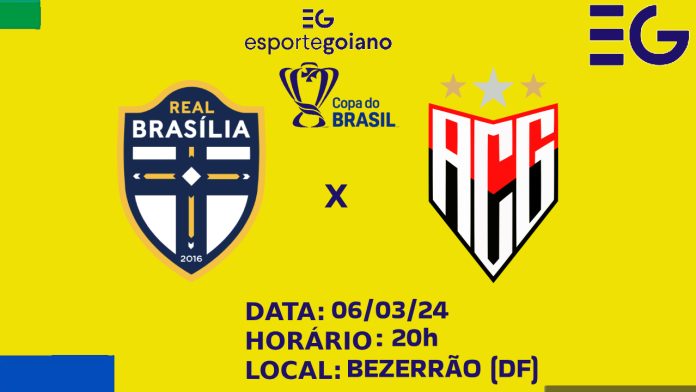 Atlético-GO desafia o Real Brasília em busca de mais uma classificação na Copa do Brasil