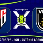 AO VIVO ATLÉTICO-GO X VOLTA REDONDA ARTE WILLIAN ROMMEL EG (1)