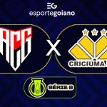 AO VIVO ATLÉTICO-GO X CRICIÚMA ARTE WILLIAN ROMMEL EG