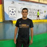 Genivaldo Oliveira, técnico do Bela Vista futsal sub14 em 2025