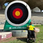 Helcio Perillo na Archery Cup em 2025, no México