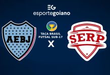 Veja como foi: Boca Junior/MA 4×3 SERP – 4° rodada da Taça Brasil de Futsal sub-17