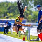 Gisele Albuquerque, da Equipe Chinelinho, no Brasileiro sub-18 de atletismo em 2025