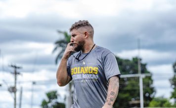 Com passagem pela seleção, Andrew Bernardini promete Goianos FA “mais forte” em 2026 ANDREW BERNARDINI FUTEBOL AMERICANO