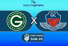 Ao vivo: Goiás 1×0 Guanabara City – Quartas da Copa Goiás Sub-20
