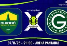 Goiás visita o Cuiabá e deseja vitória para dormir no G-4 da Série B