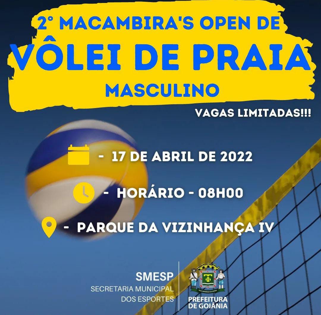 1º Torneio de Vôlei de Areia acontece neste domingo, no Parque Central 