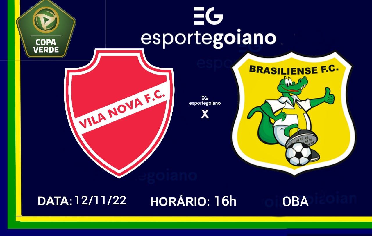 Copa Verde: Brasiliense e Vila Nova ficam no empate em 1 x 1