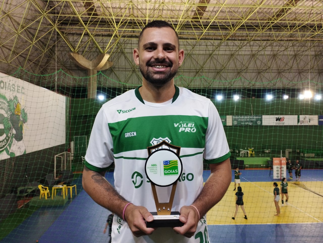Melhor jogador do Goiás Vôlei na semifinal, Peron comemora atuação:  sentimentos muito bons - Esporte Goiano