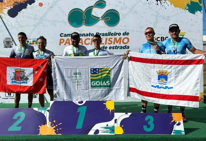 No Brasileiro de Paraciclismo, goianos acumulam seis medalhas, incluindo cinco ouros