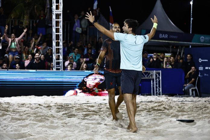 Em Itumbiara, brasileiros dominam semifinais no Marina Rio Club Open, de beach tennis