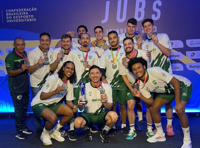 UniRV conquista medalha de prata no vôlei masculino dos JUBs 2023, em Joinville
