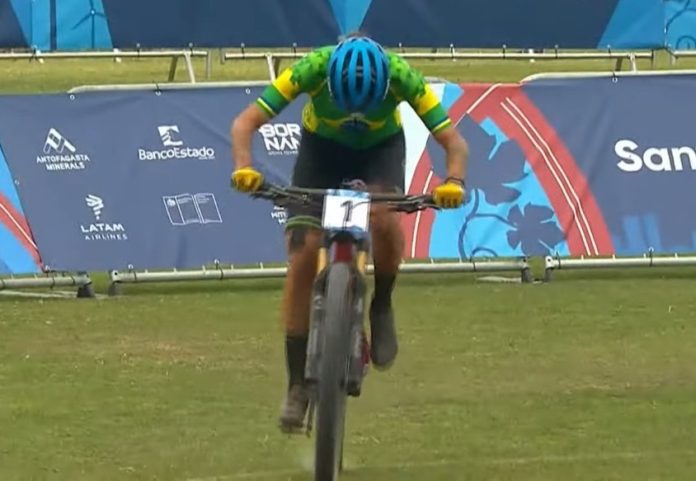 Raiza Goulão faz ótima prova de recuperação e fatura o bronze no mountain bike do Pan