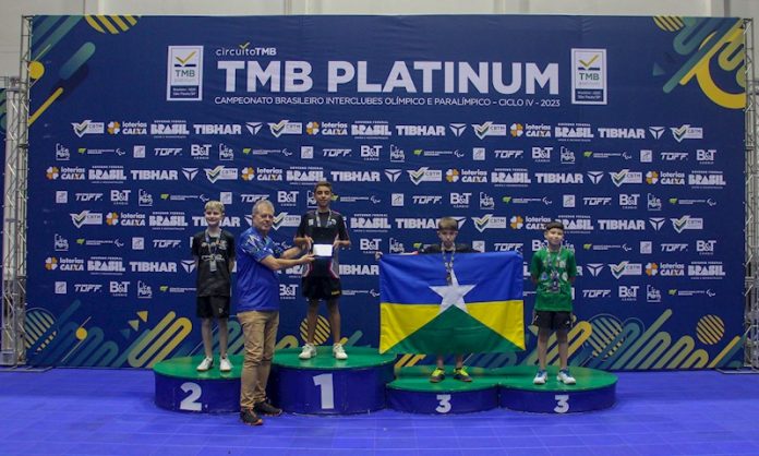 Jovens atletas de Goiás se destacam no individual olímpico do Brasileiro de tênis de mesa