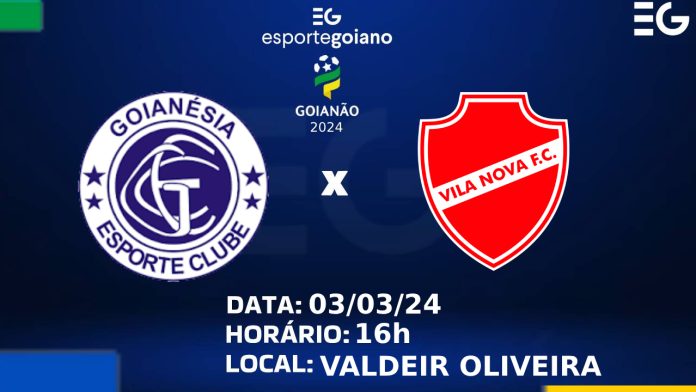 Goianésia e Vila Nova medem forças na abertura das quartas de final do Goianão
