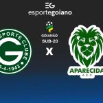 AO VIVO GOIÁS X APARECIDA GOIANÃO SUB-20 ARTE WILLIAN ROMMEL EG