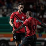 Shaylon comemora gol Vagner Love Foto Isabela Azine EG