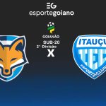 AO VIVO GRÊMIO ANÁPOLIS X ITAUÇU FINAL GOIANÃO SUB-20 SEGUNDA DIVISÃO ARTE WILLIAN ROMMEL EG