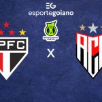 AO VIVO SÃO PAULO X ATLÉTICO-GO ARTE WILLIAN ROMMEL EG