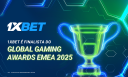 1xBet é Finalista No Global Gaming Awards EMEA 2025 - EG - Esporte Goiano