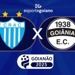 AO VIVO CRAC X GOIÂNIA ARTE WILLIAN ROMMEL EG