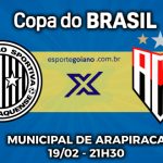 ASA X ATLÉTICO-GO COPA DO BRASIL ARTE WILLIAN ROMMEL EG