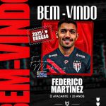 Federico Martínez, atacante de 28 anos, novo reforço do Atlético GO para 2025
