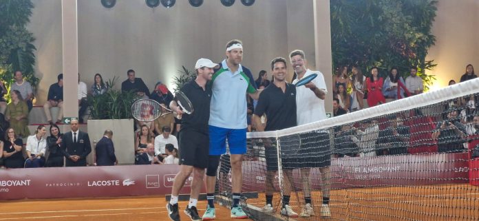 Flávio Saretta Ricardo Mello Thiago Alves argentino Juan Martin Del Potro foto Vitor Monteiro