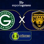 AO VIVO GOIÁS X AMAZONAS ARTE WILLIAN ROMMEL EG