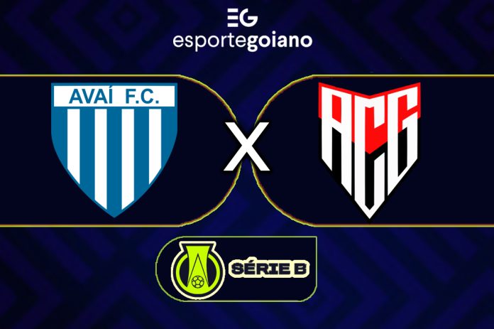 arte para a partida entre avaí x atlético-go