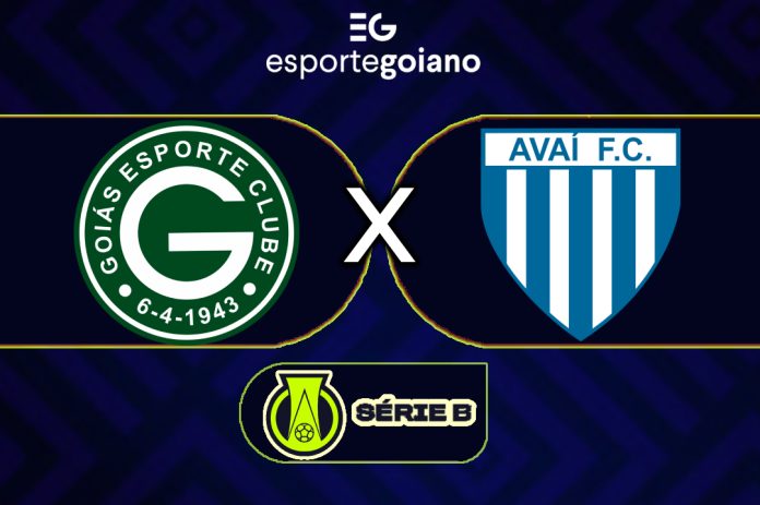 arte para a partida entre goiás x avaí pela série b 2025
