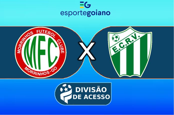 arte para a partida entre morrinhos x rio verde