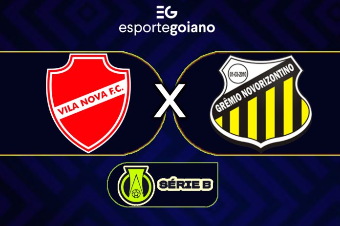 arte para a partida entre vila nova x novorizontino pela série b