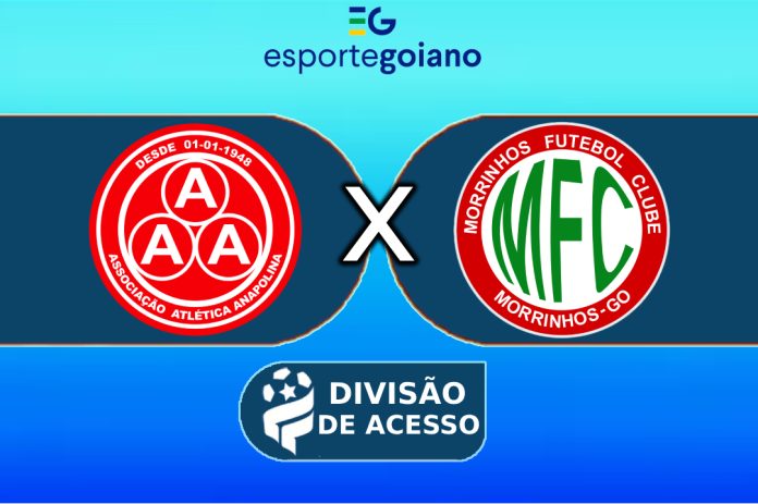 arte para a partida entre anapolina x morrinhos