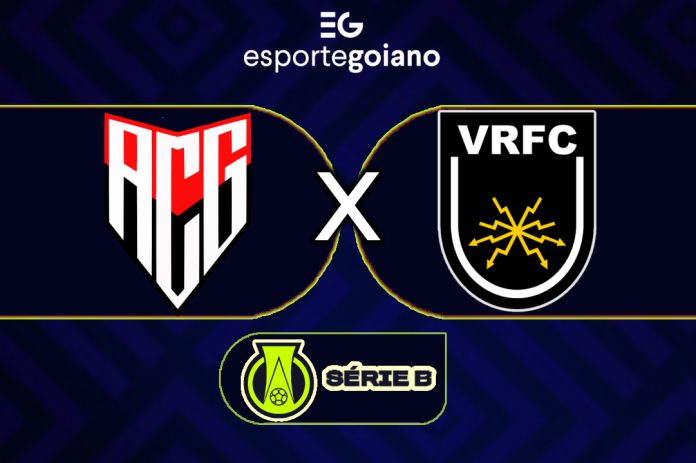 arte para a partida entre atlético-go x volta redonda