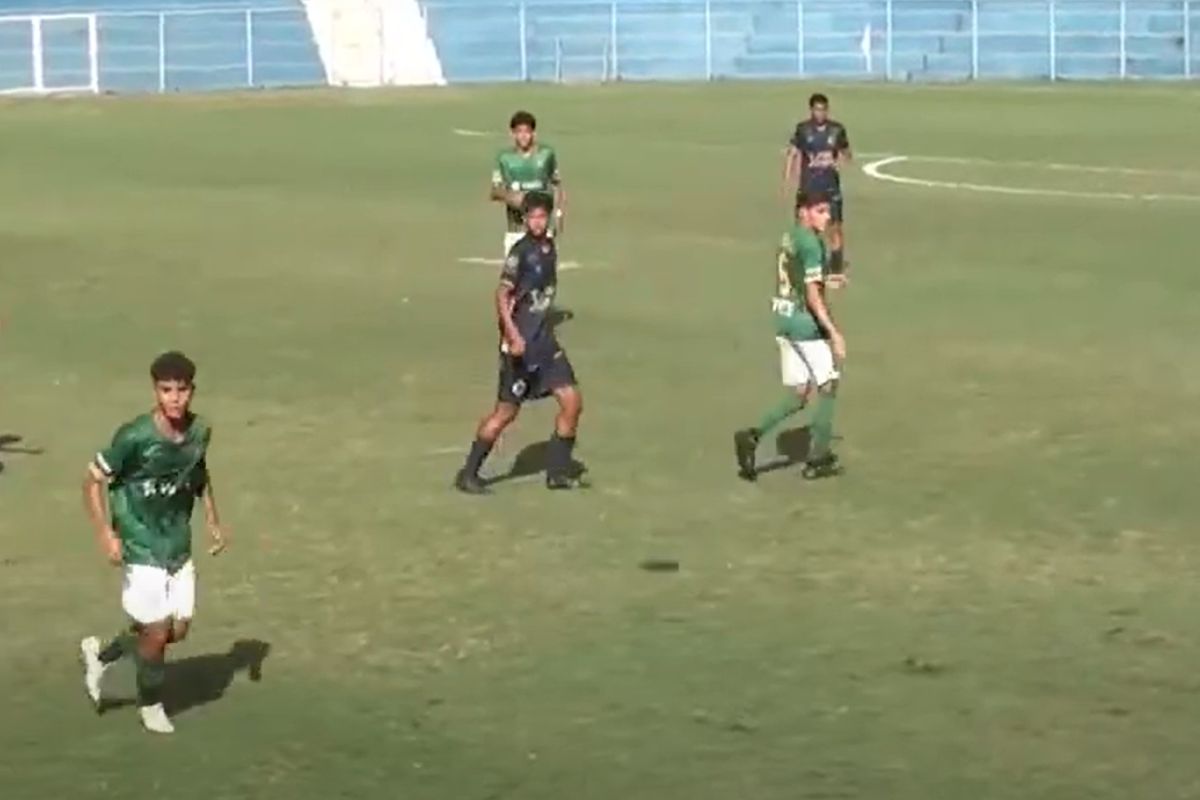 foto da partida entre aparecidense x wilson goianio pelo goianão sub-17 da 2ª divisão