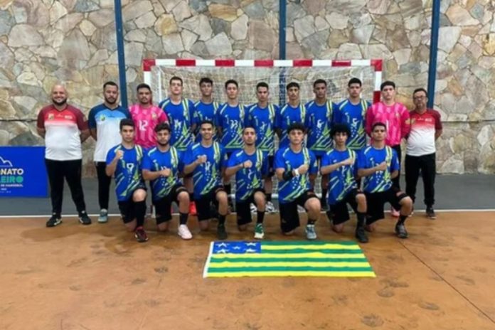 foto de atletas de handebol que representaram Goiás