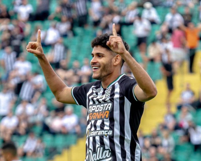 foto do atacante jefinho, reforço do anápolis futebol clube