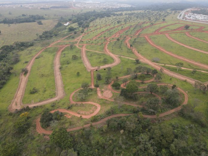 foto da pista de mountain bike do jardins grécia