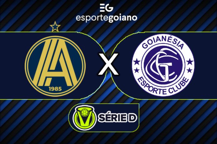 arte para a partida entre aparecidense x goianésia