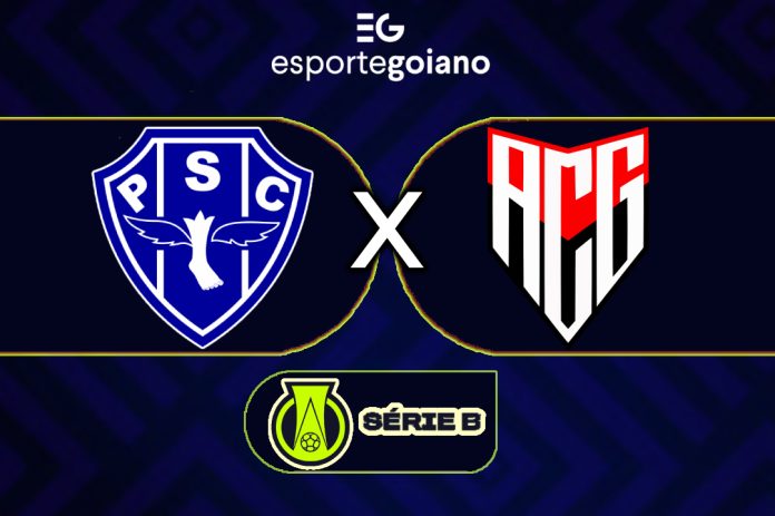 arte para partida entre paysandu x atlético-go