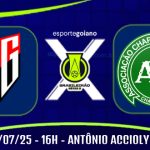 ATLÉTICO GOIANIENSE X CHAPECOENSE ARTE WILLIAN ROMMEL EG
