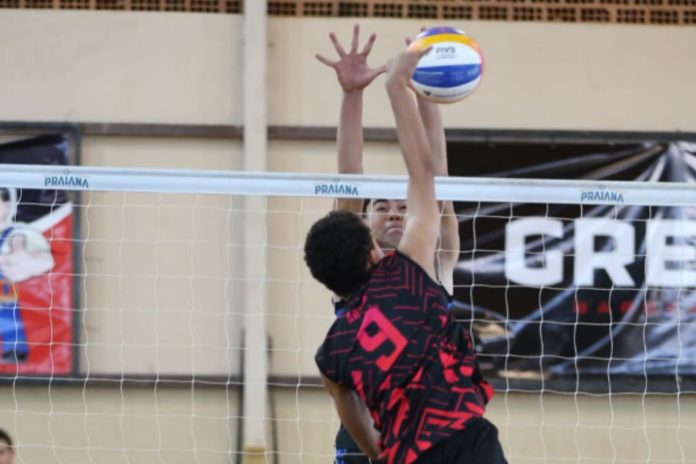 FOTO DE PARTIDA NA COPA SAN BEACH DE 2025 VÔLEI DE PRAIA