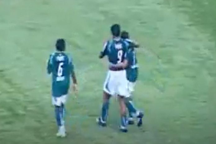 foto da partida entre athletico x goiás